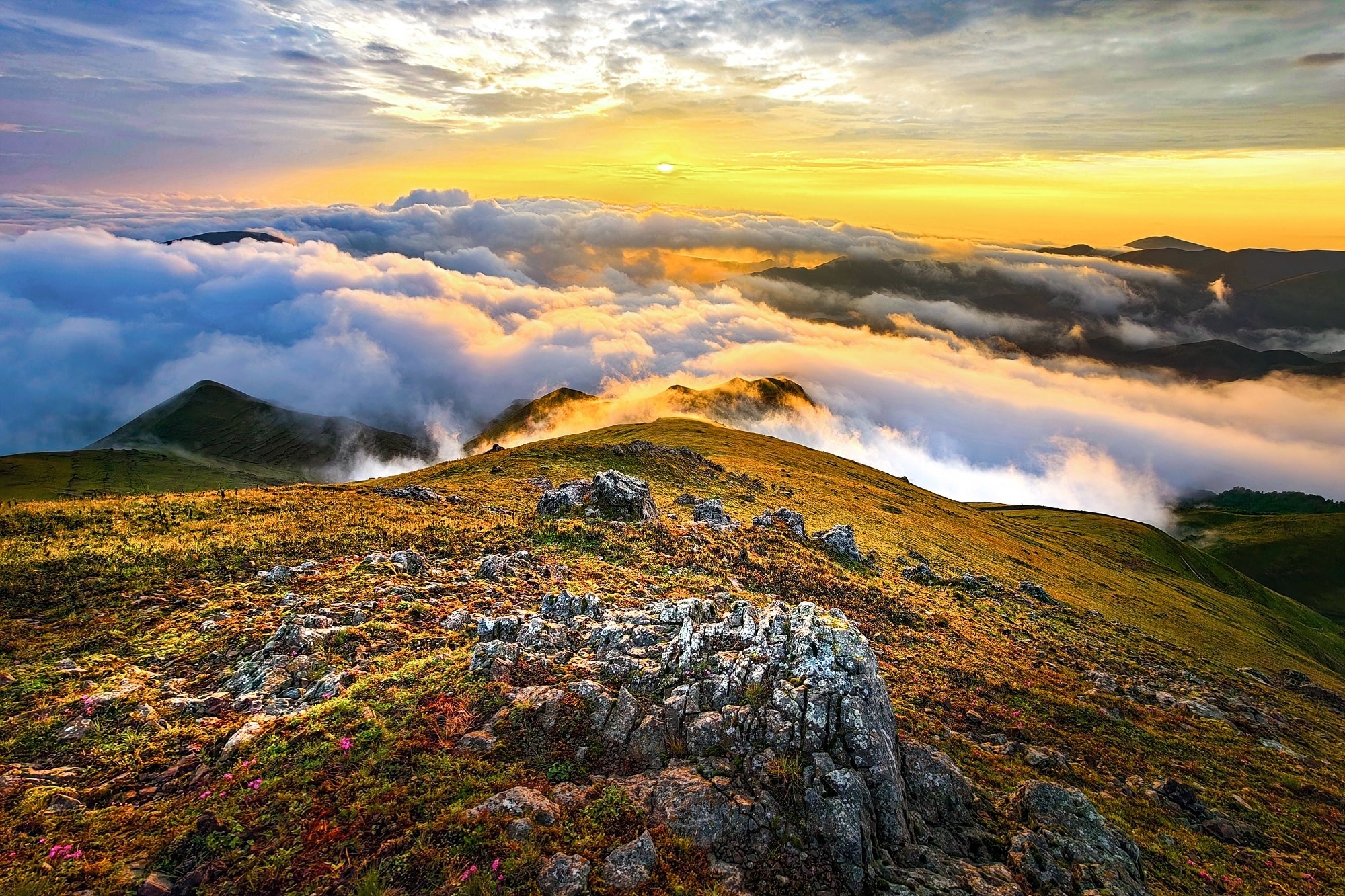 云海鎏金。金华春 摄