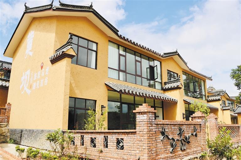 黄坝旅居村一隅。