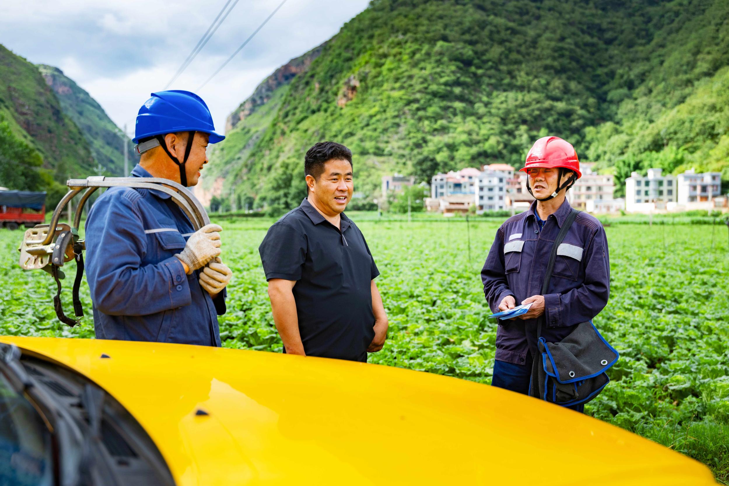 向客户了解用电需求。
