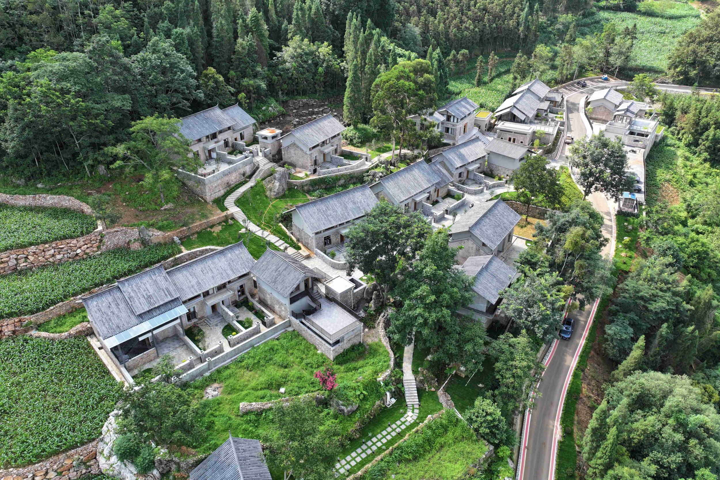 洋洞脚村一角。刘景威 摄