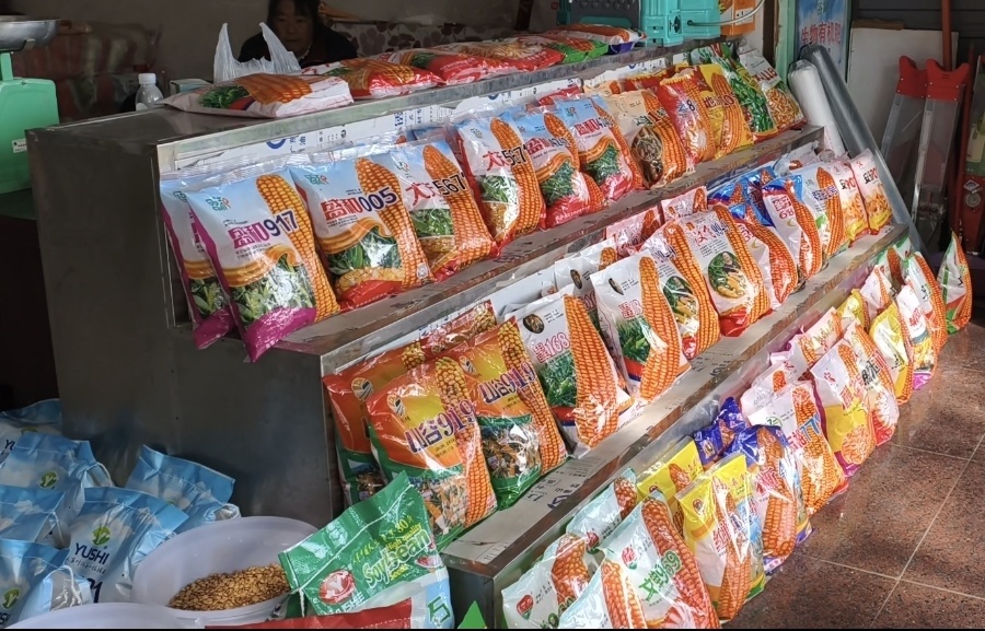 等待售卖的种子。